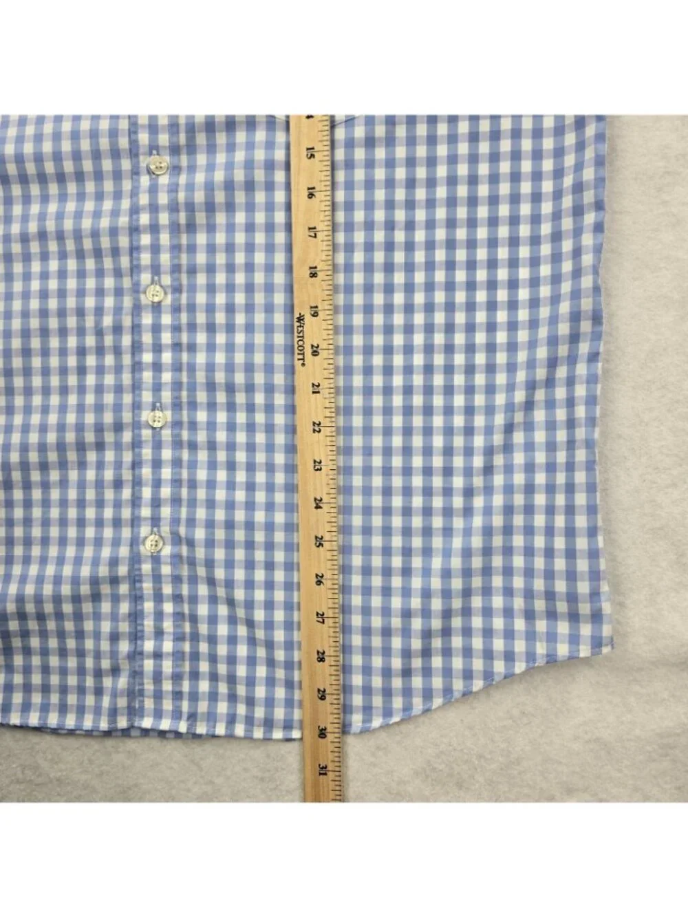Charles Tyrwhitt Weekend Button Down Dress Shirt Sz L Non-Iron Classic Fit Blue